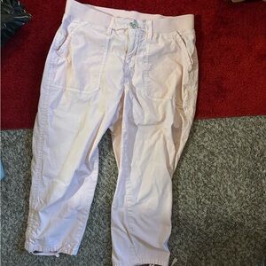Style & Co. Pale Pink Casual Cargo Joggers